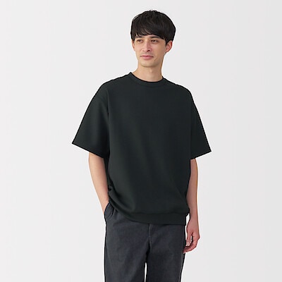 紳士　ＵＶカット乾きやすいワッフルクルーネック半袖Ｔシャツ