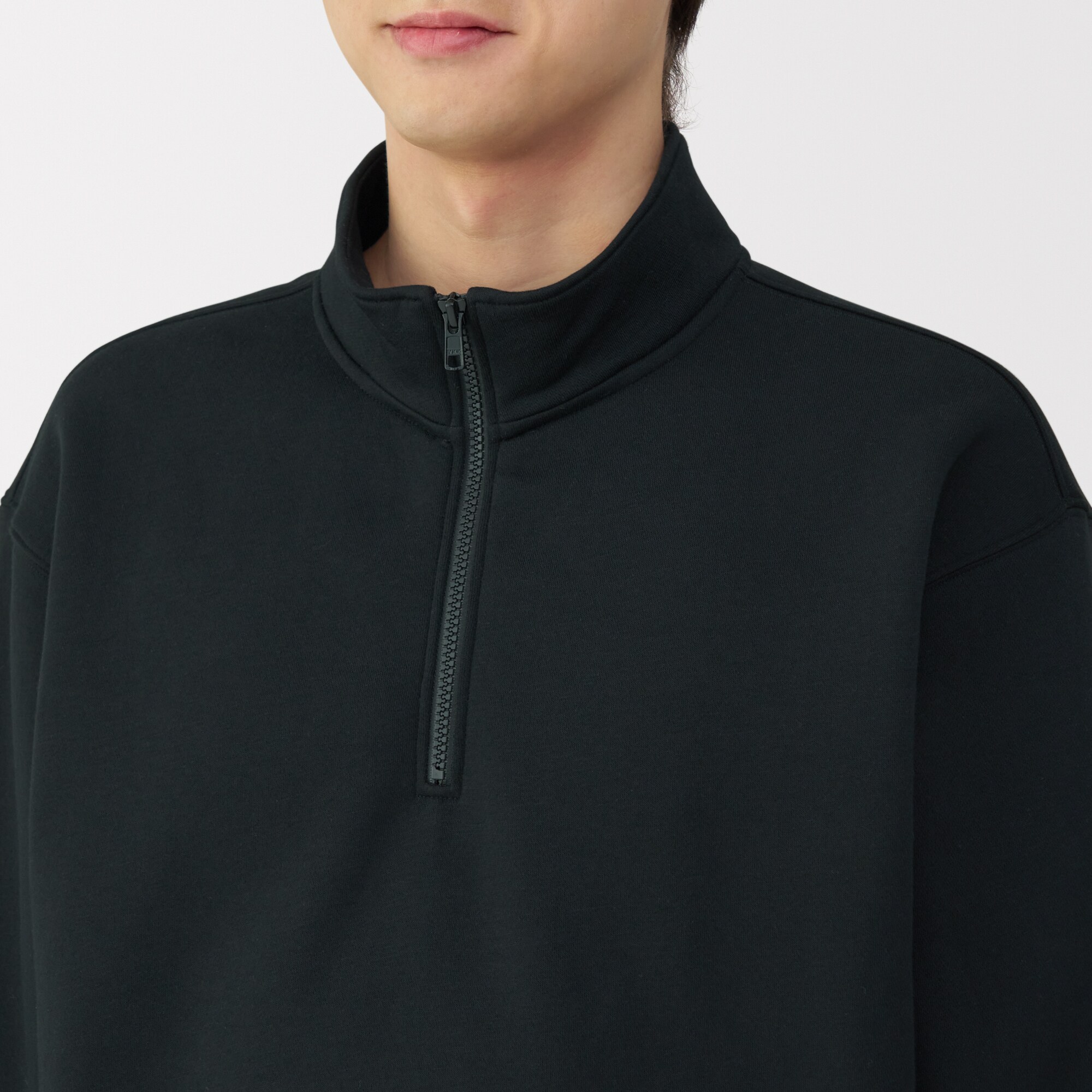 紳士 ハーフジップスウェットシャツ | 無印良品
