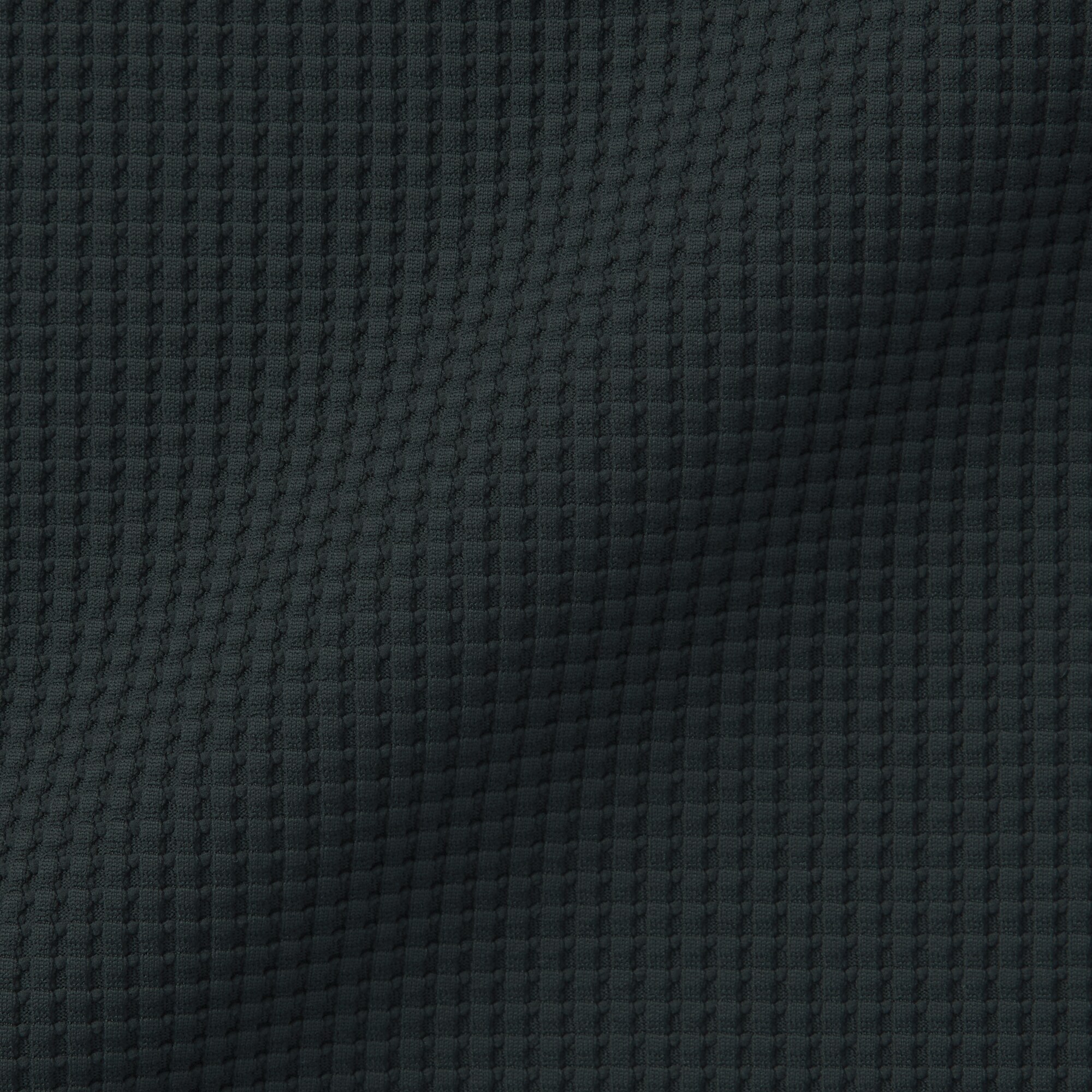 紳士　ＵＶカット乾きやすいワッフルクルーネック長袖Ｔシャツ