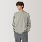 紳士　ＵＶカット乾きやすいワッフルクルーネック長袖Ｔシャツ