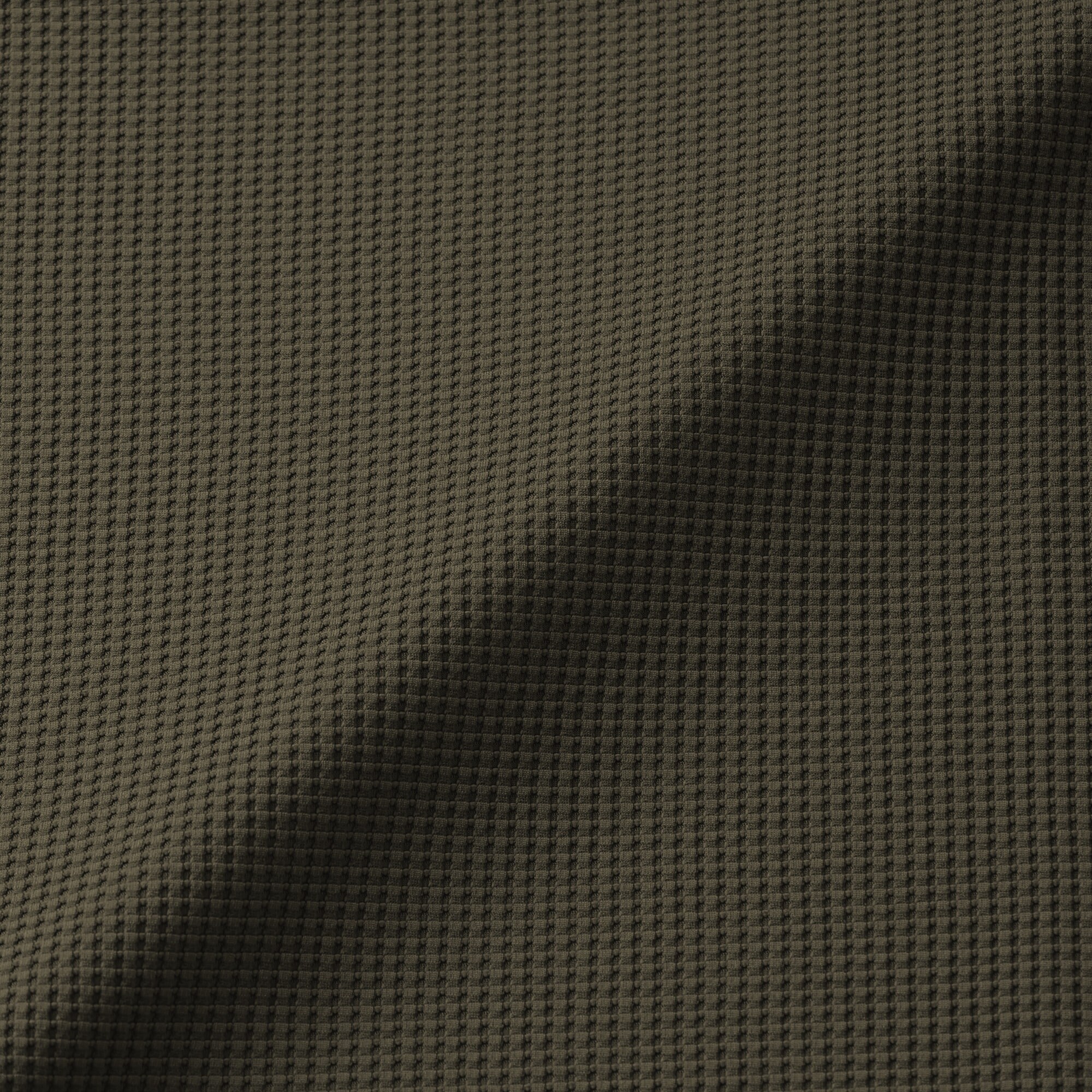 紳士　ＵＶカット乾きやすいワッフルクルーネック長袖Ｔシャツ