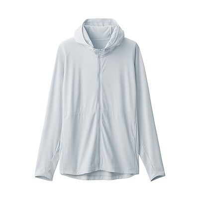 紳士　ＵＶカット乾きやすいポケッタブルジップパーカ