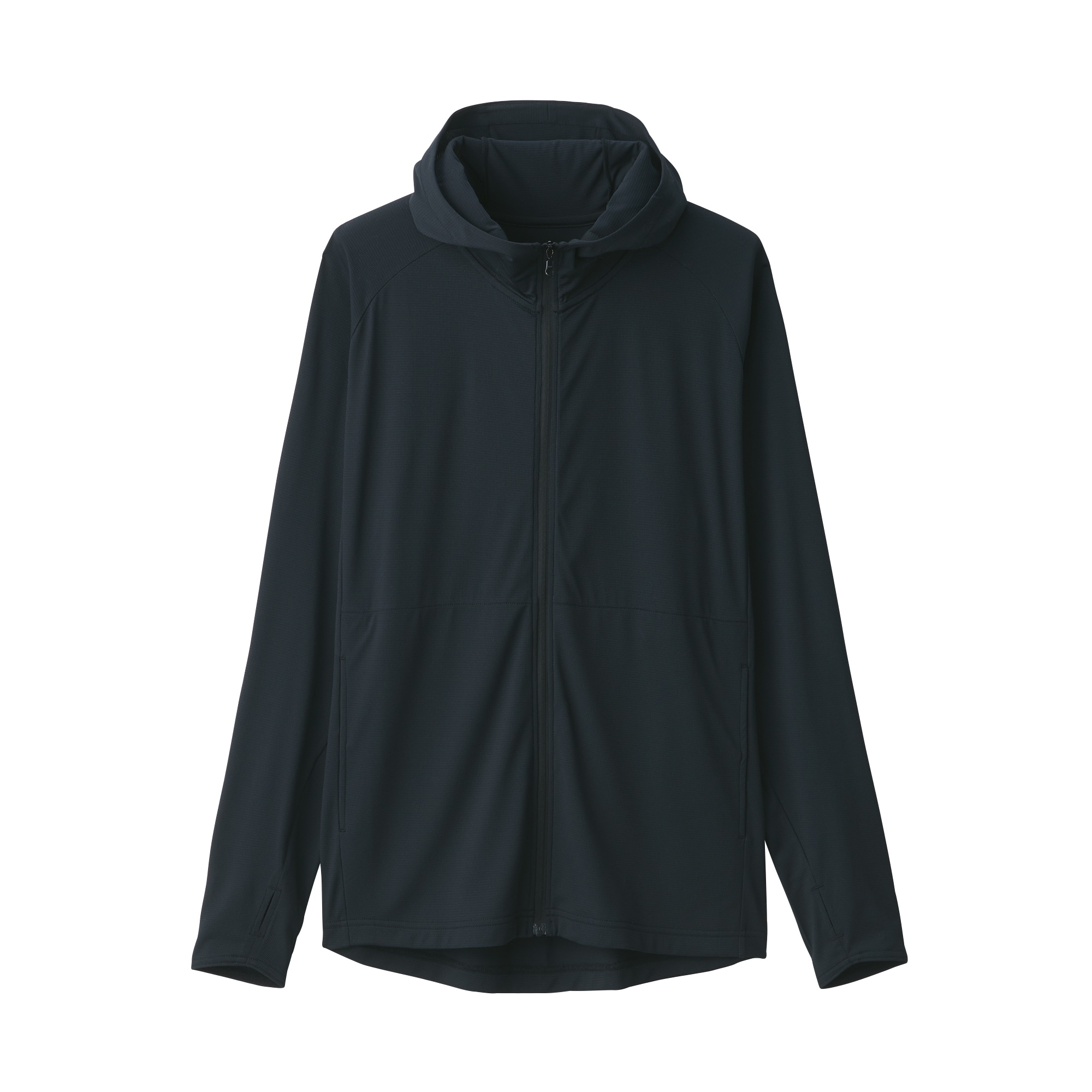 紳士　ＵＶカット乾きやすいポケッタブルジップパーカ