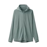 紳士　ＵＶカット乾きやすいポケッタブルジップパーカ