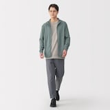 紳士　ＵＶカット乾きやすいポケッタブルジップパーカ