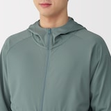 紳士　ＵＶカット乾きやすいポケッタブルジップパーカ