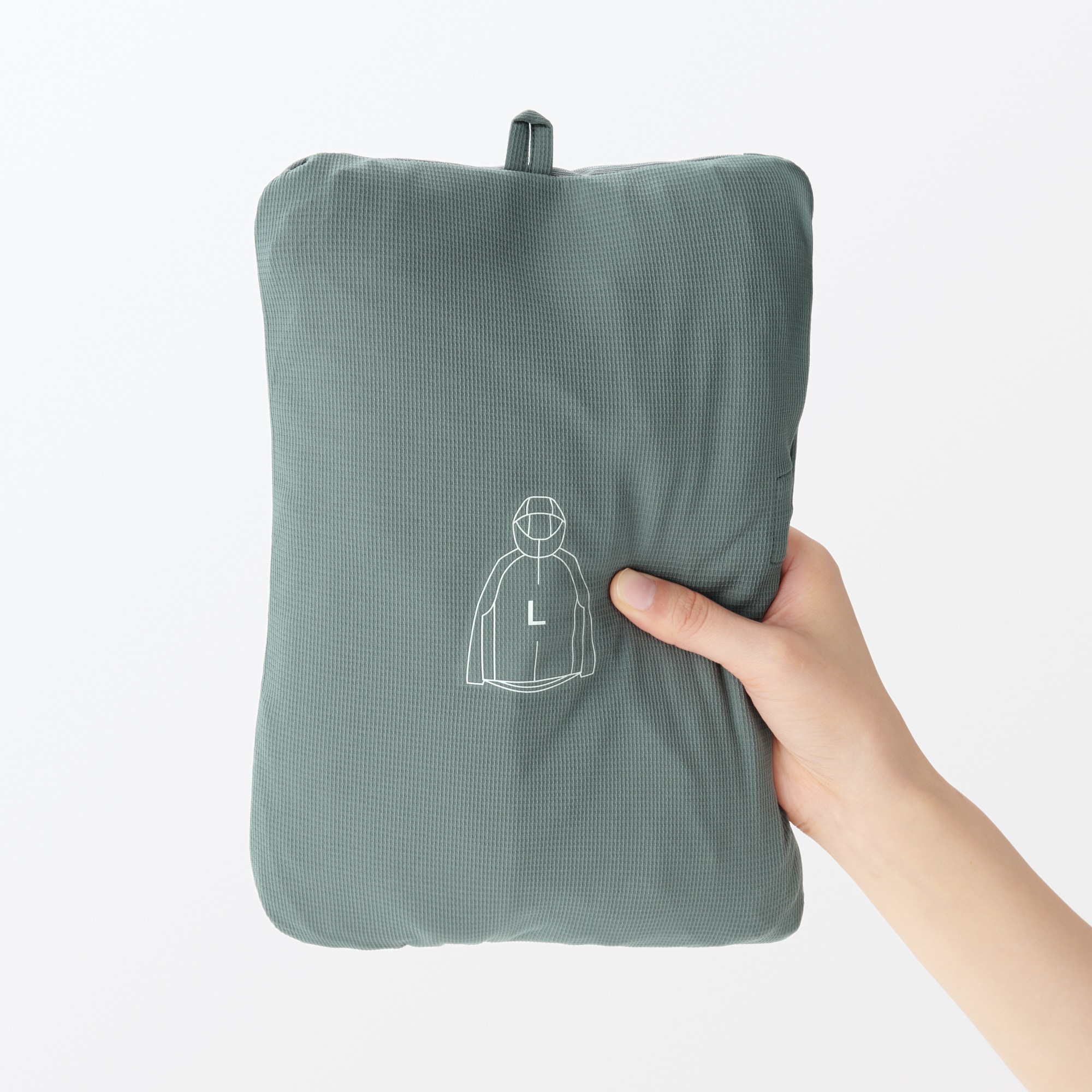 紳士　ＵＶカット乾きやすいポケッタブルジップパーカ