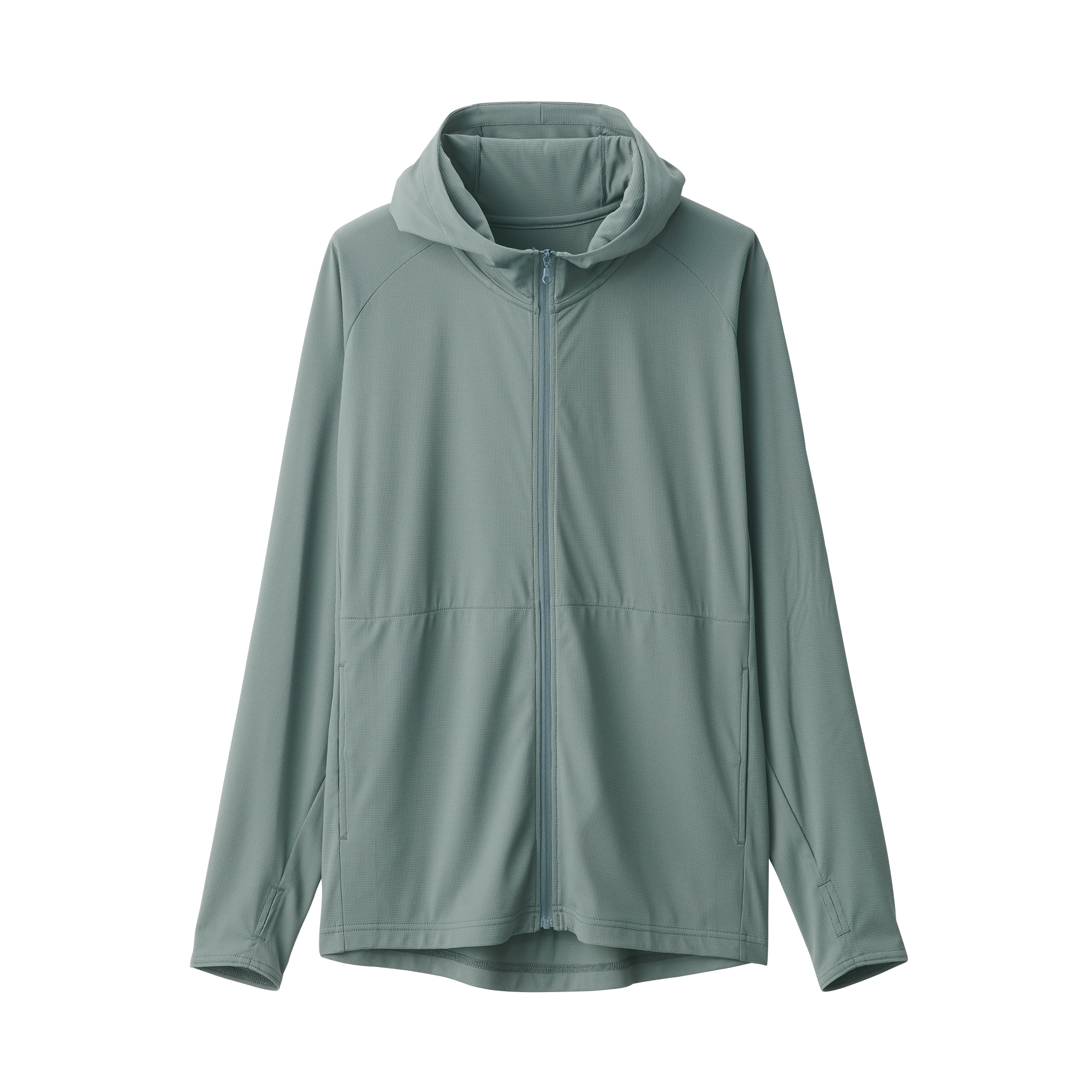 紳士　ＵＶカット乾きやすいポケッタブルジップパーカ