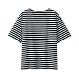 紳士　洗いざらし太番手ボートネック五分袖Ｔシャツ