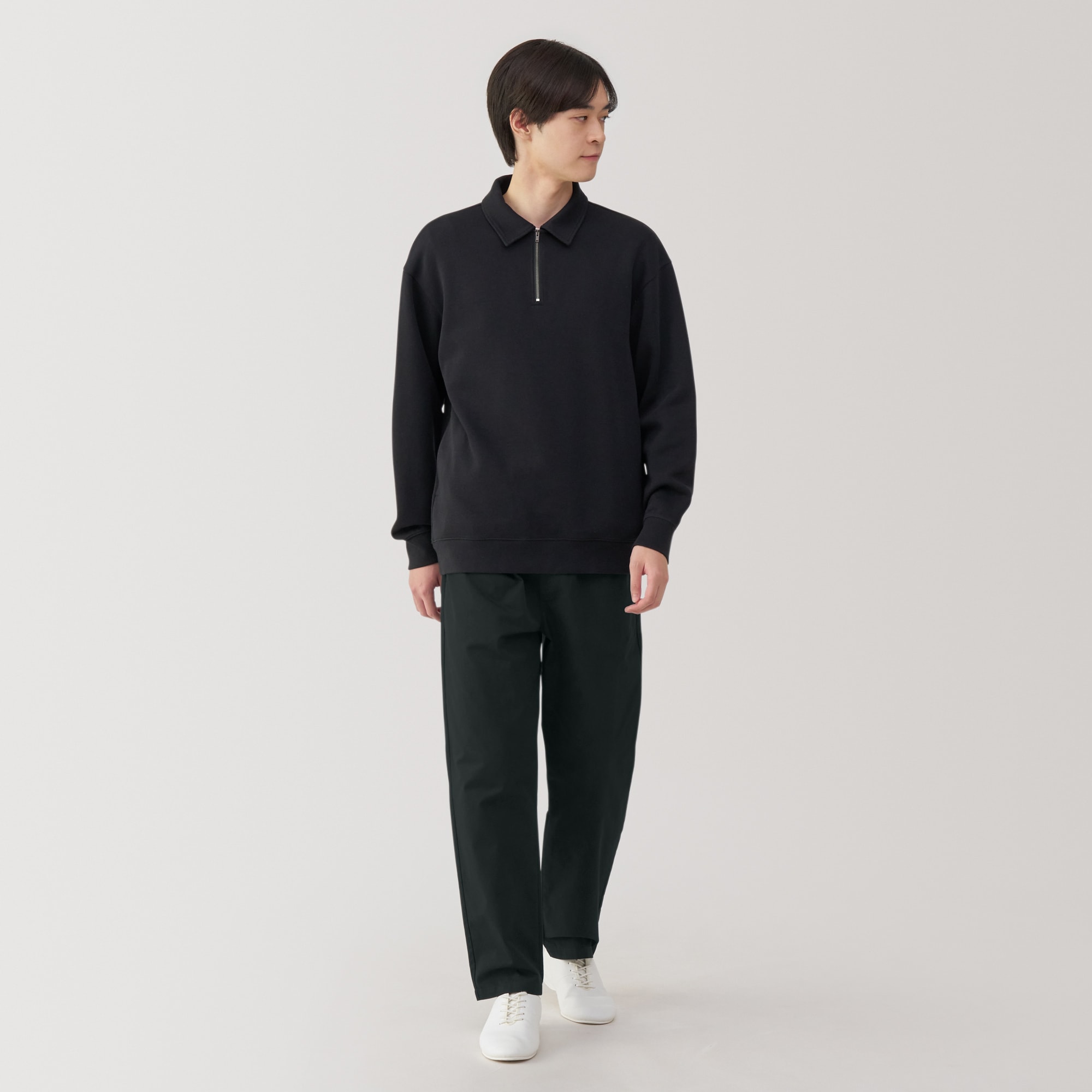 美品 MHL ファインコットンイージーパンツ 1 黒 美品 MHL ファインコットンイージーパンツ 1 黒 - メルカリ