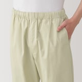 紳士　洗いざらしコットンイージーパンツ