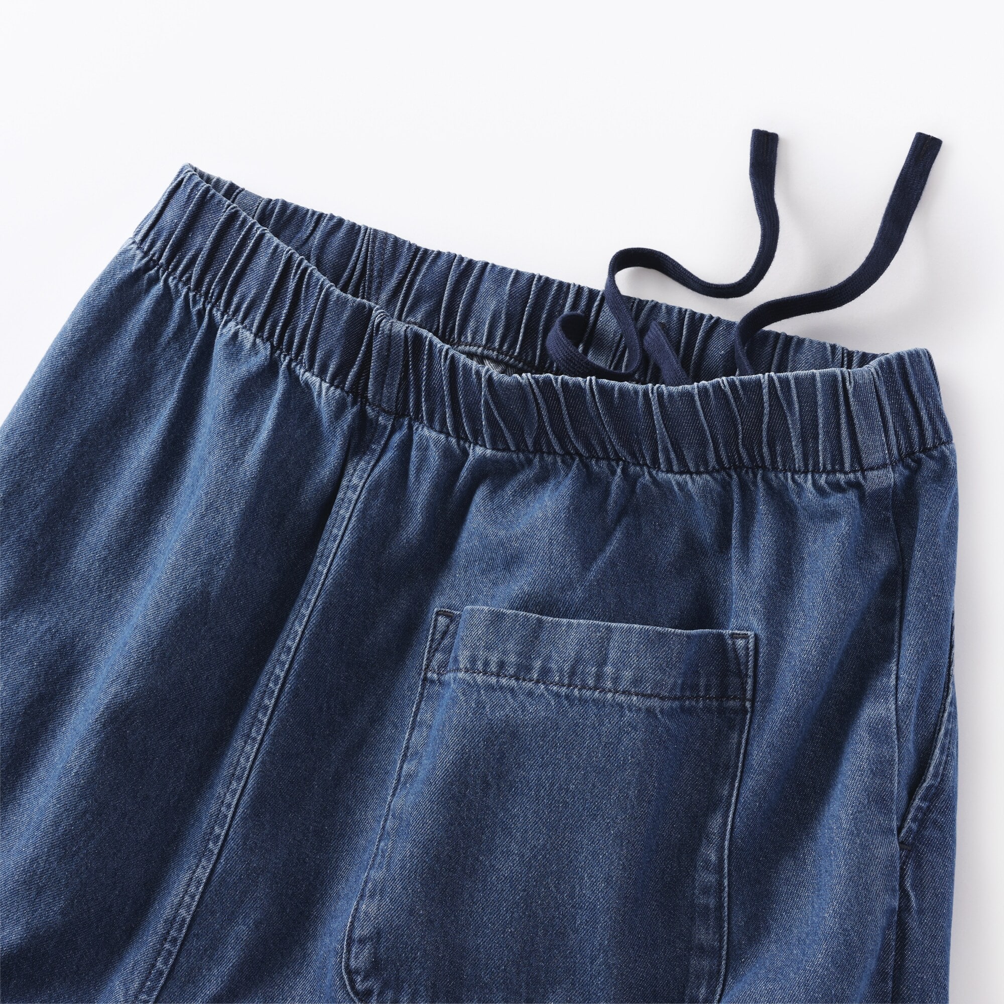 婦人 洗いざらし デニムイージーテーパードパンツ | 無印良品