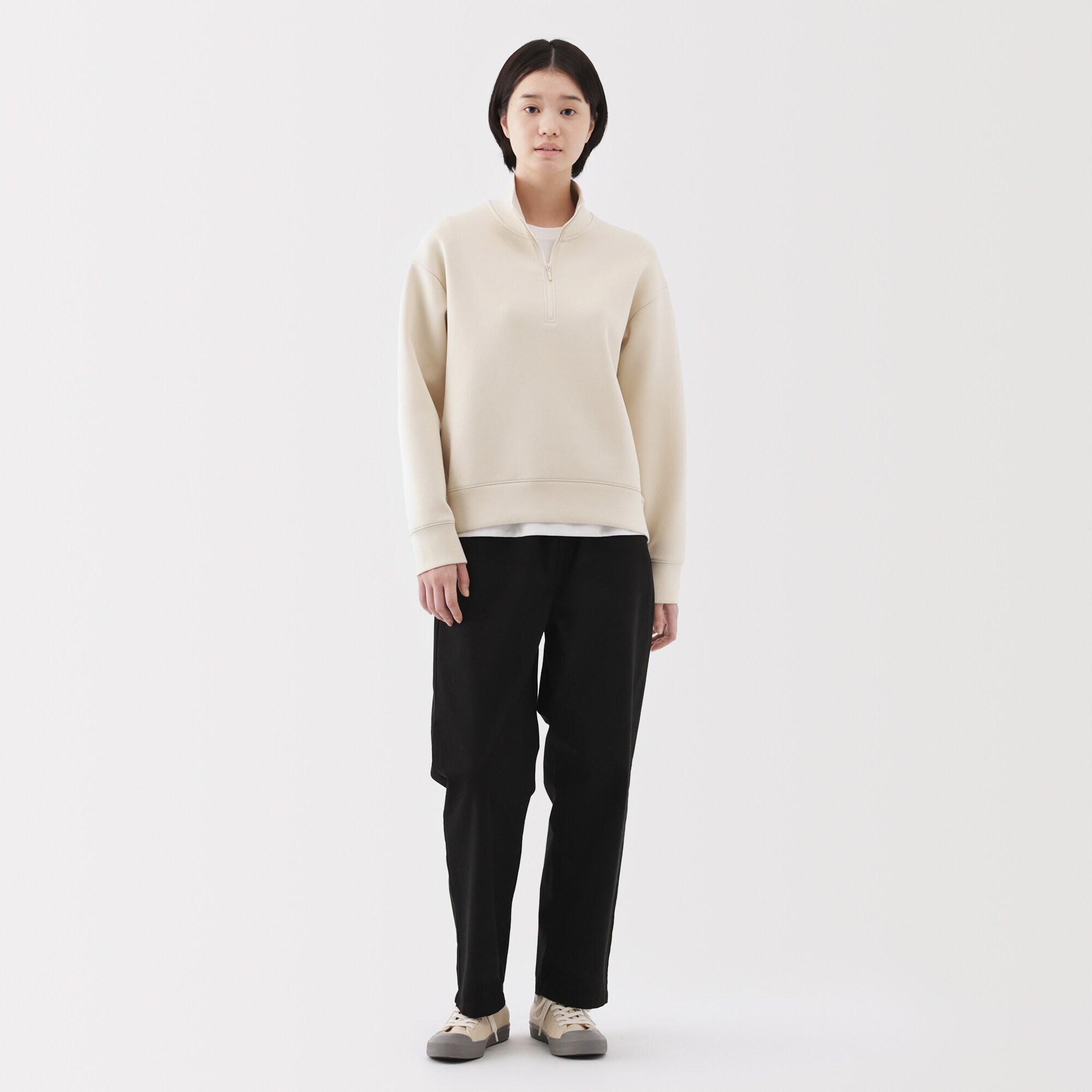 婦人 洗いざらし コットンイージーテーパードパンツ | 無印良品