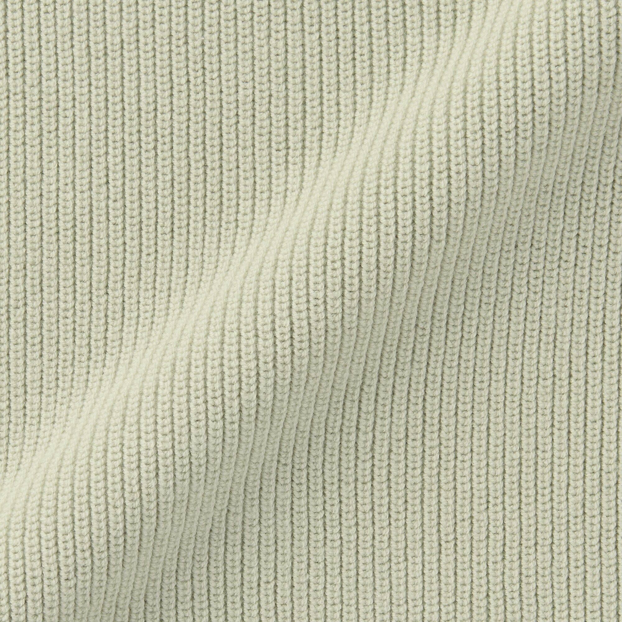 紳士　洗える畦編みクルーネックセーター