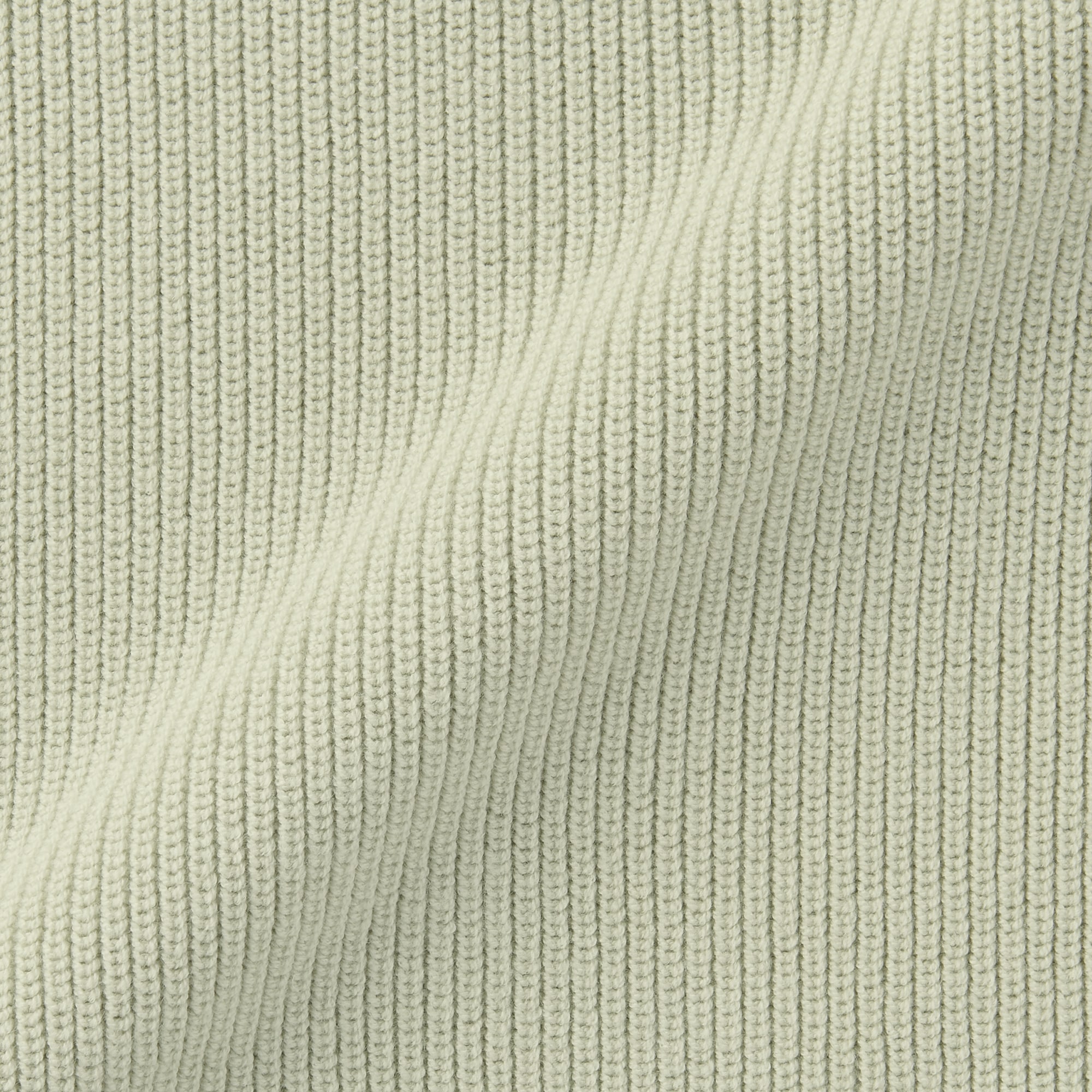 紳士　洗える畦編みクルーネックセーター