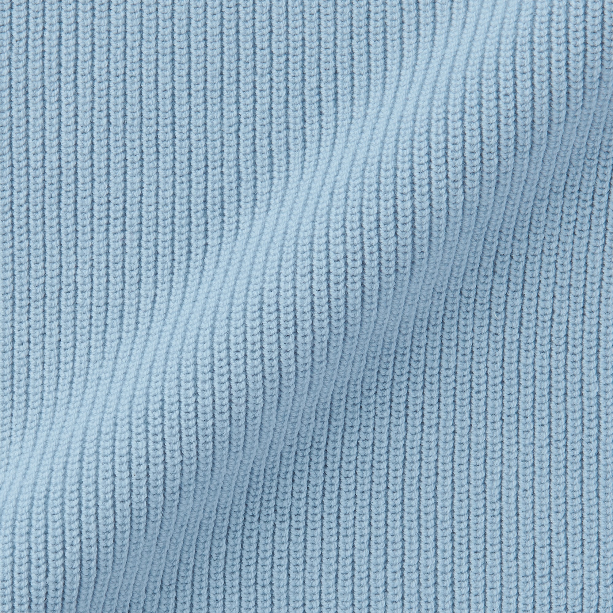 紳士　洗える畦編みクルーネックセーター