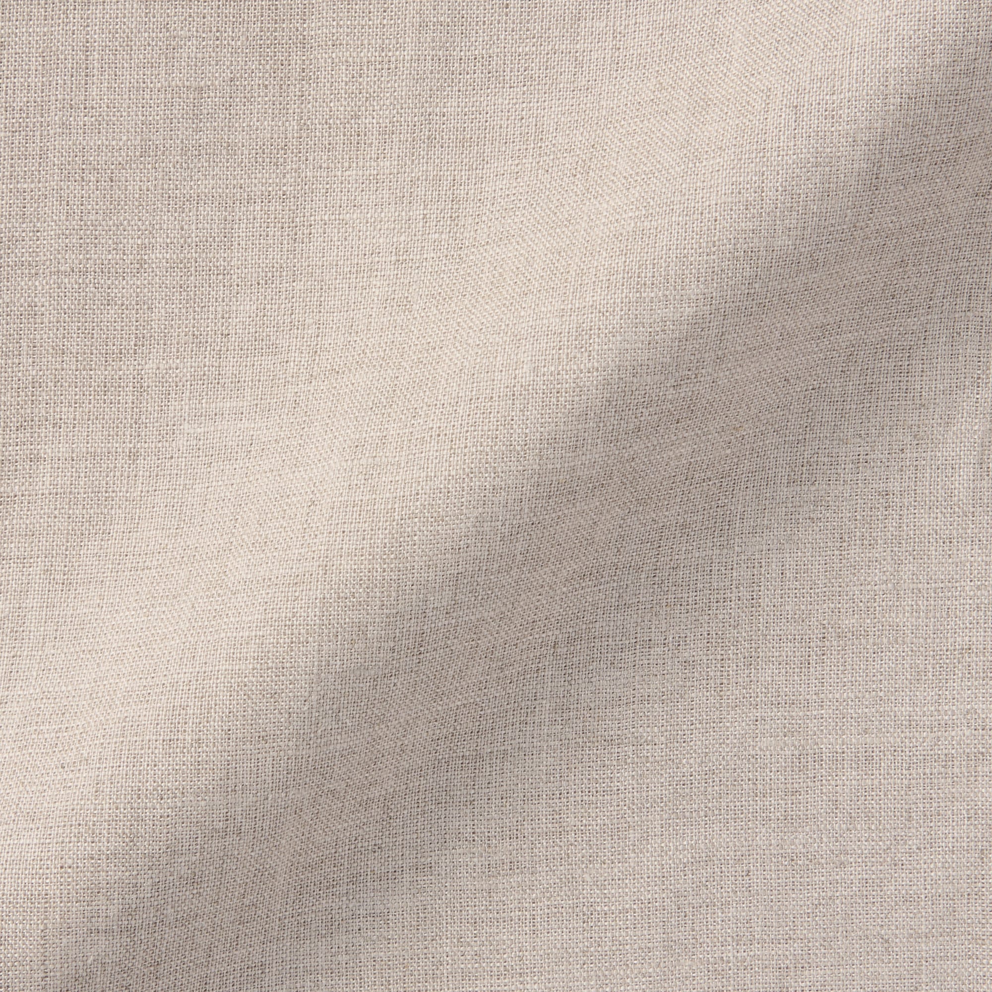 紳士　リネン洗いざらしスタンドカラー長袖シャツ