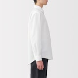 紳士　ヘンプコットン長袖シャツ