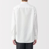 紳士　ヘンプコットン長袖シャツ