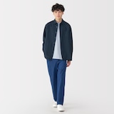 紳士　ヘンプコットン長袖シャツ