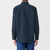 紳士　ヘンプコットン長袖シャツ