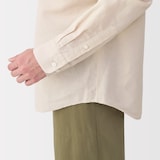 紳士　ヘンプコットン長袖シャツ