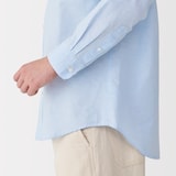 紳士　ヘンプコットン長袖シャツ