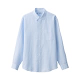 紳士　ヘンプコットン長袖シャツ