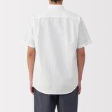 紳士　ヘンプコットン半袖シャツ