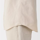 紳士　ヘンプコットン半袖シャツ