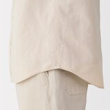 紳士　ヘンプコットン半袖シャツ