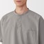 紳士　涼感ヘンリーネック半袖布帛Ｔシャツ