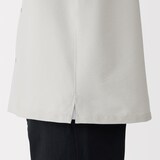 紳士　風を通すストレッチサッカーオープンカラー半袖シャツ