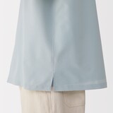 紳士　風を通すストレッチサッカーオープンカラー半袖シャツ