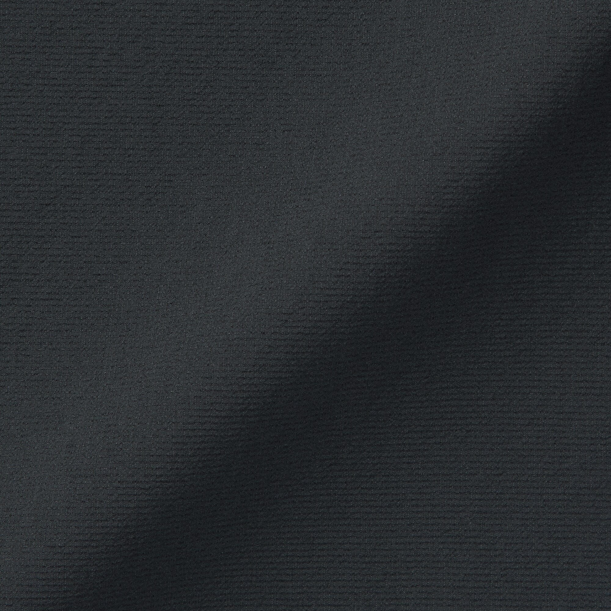 紳士　風を通す半袖布帛ポロシャツ