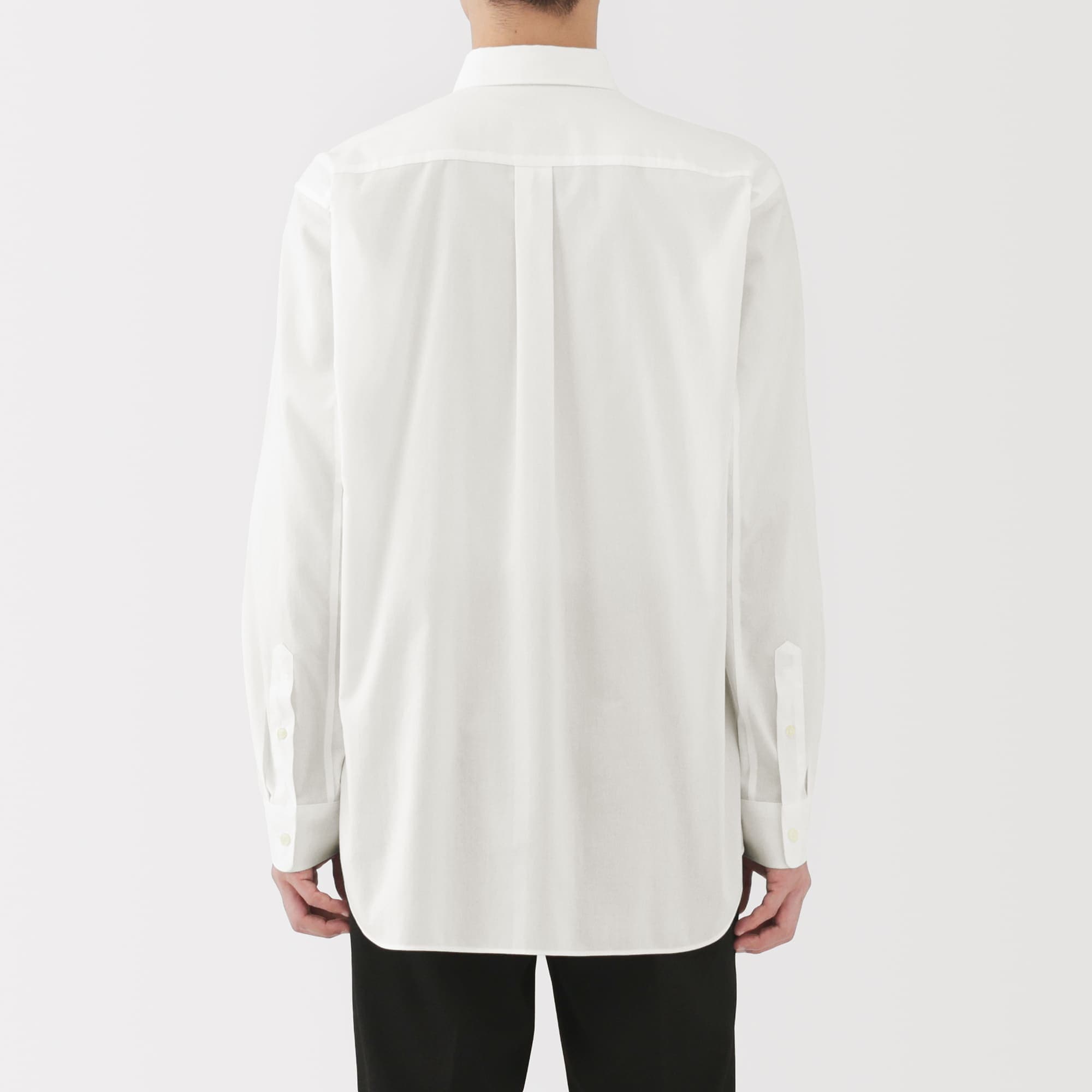 紳士　ノンアイロンボタンダウン長袖シャツ