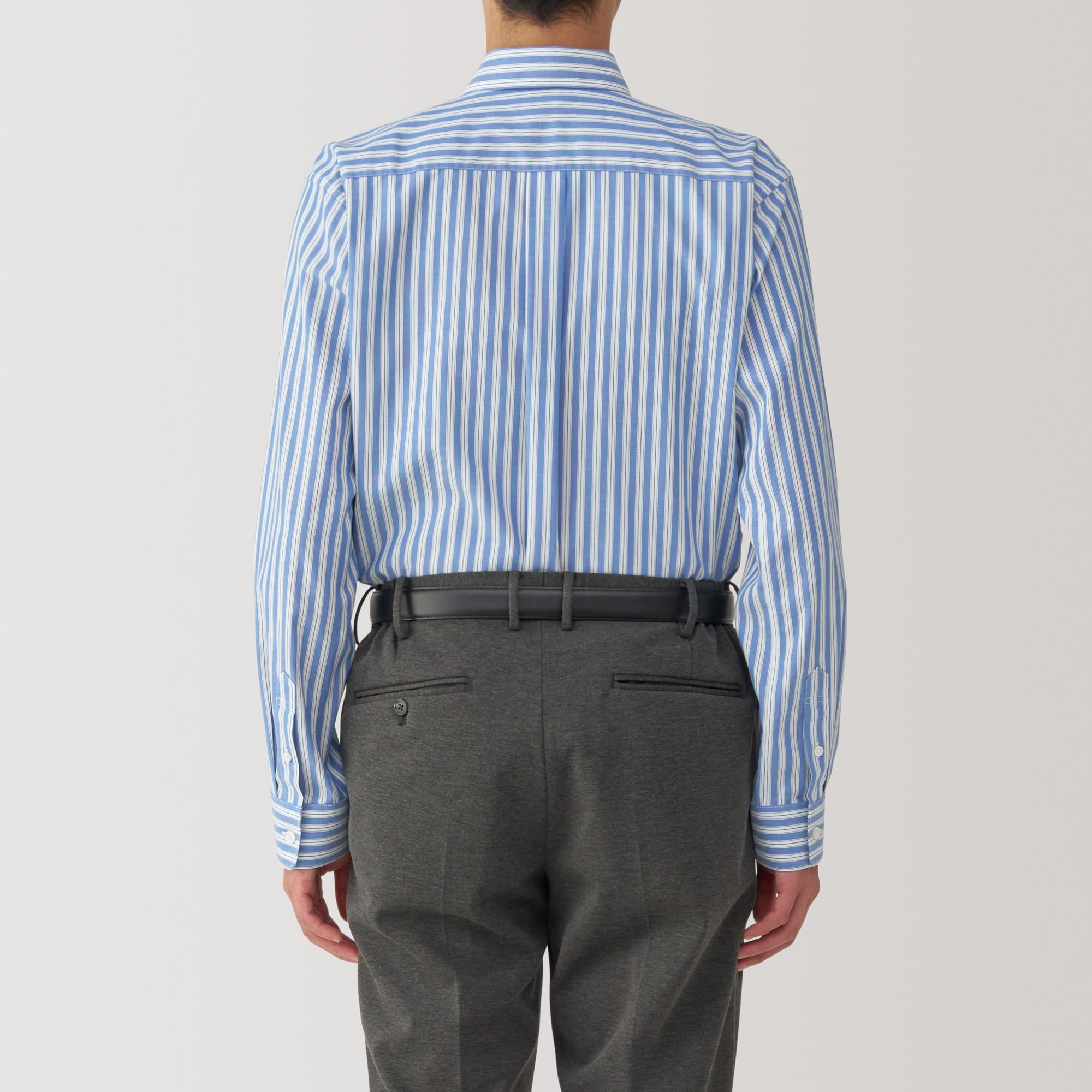 紳士　ノンアイロンボタンダウン長袖シャツ