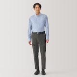 紳士　ノンアイロンボタンダウン長袖シャツ