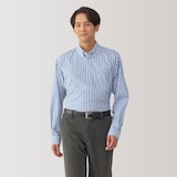 紳士　ノンアイロンボタンダウン長袖シャツ