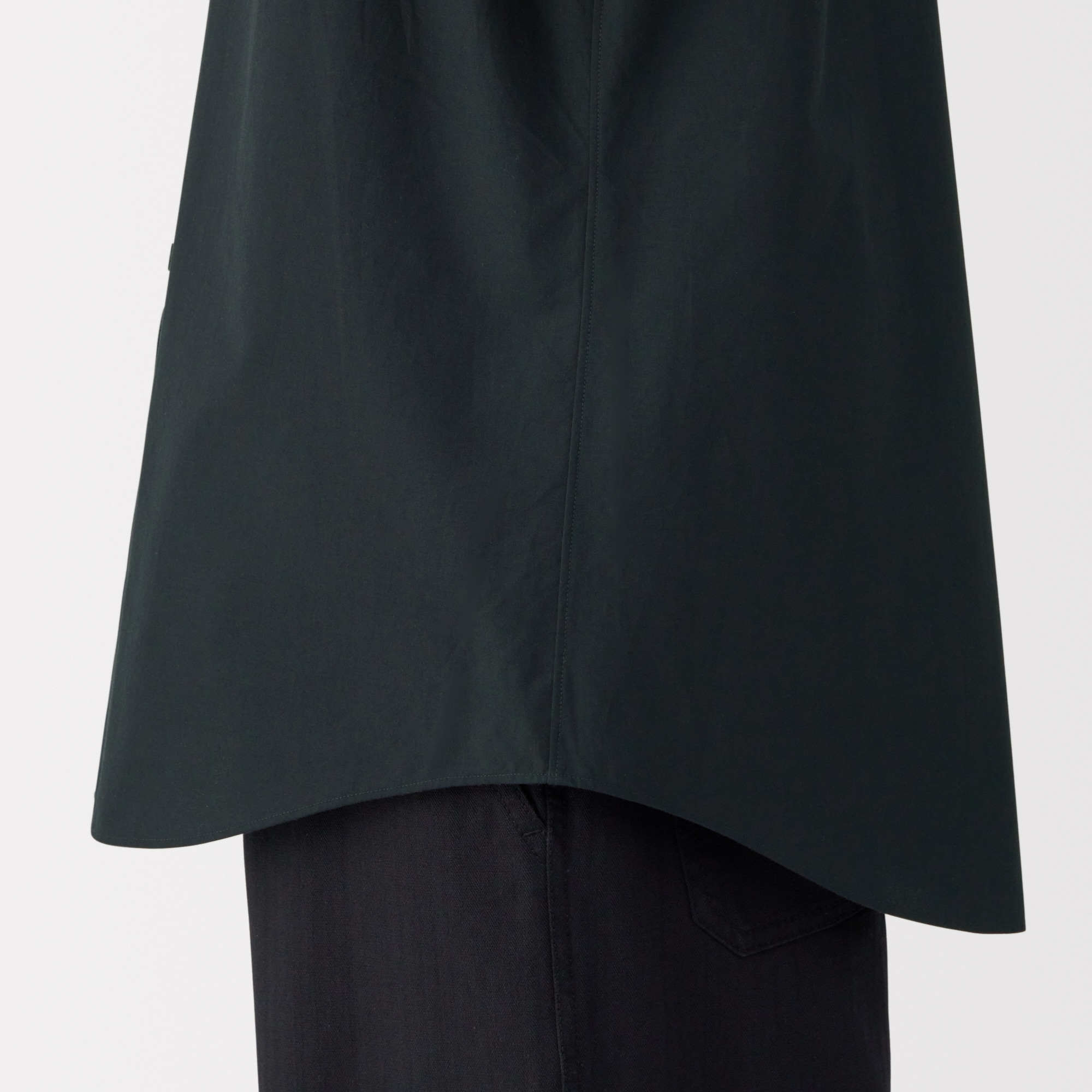 紳士　洗いざらしブロード半袖シャツ