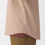 紳士　洗いざらしブロード半袖シャツ