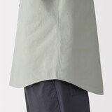 紳士　洗いざらしブロード半袖シャツ