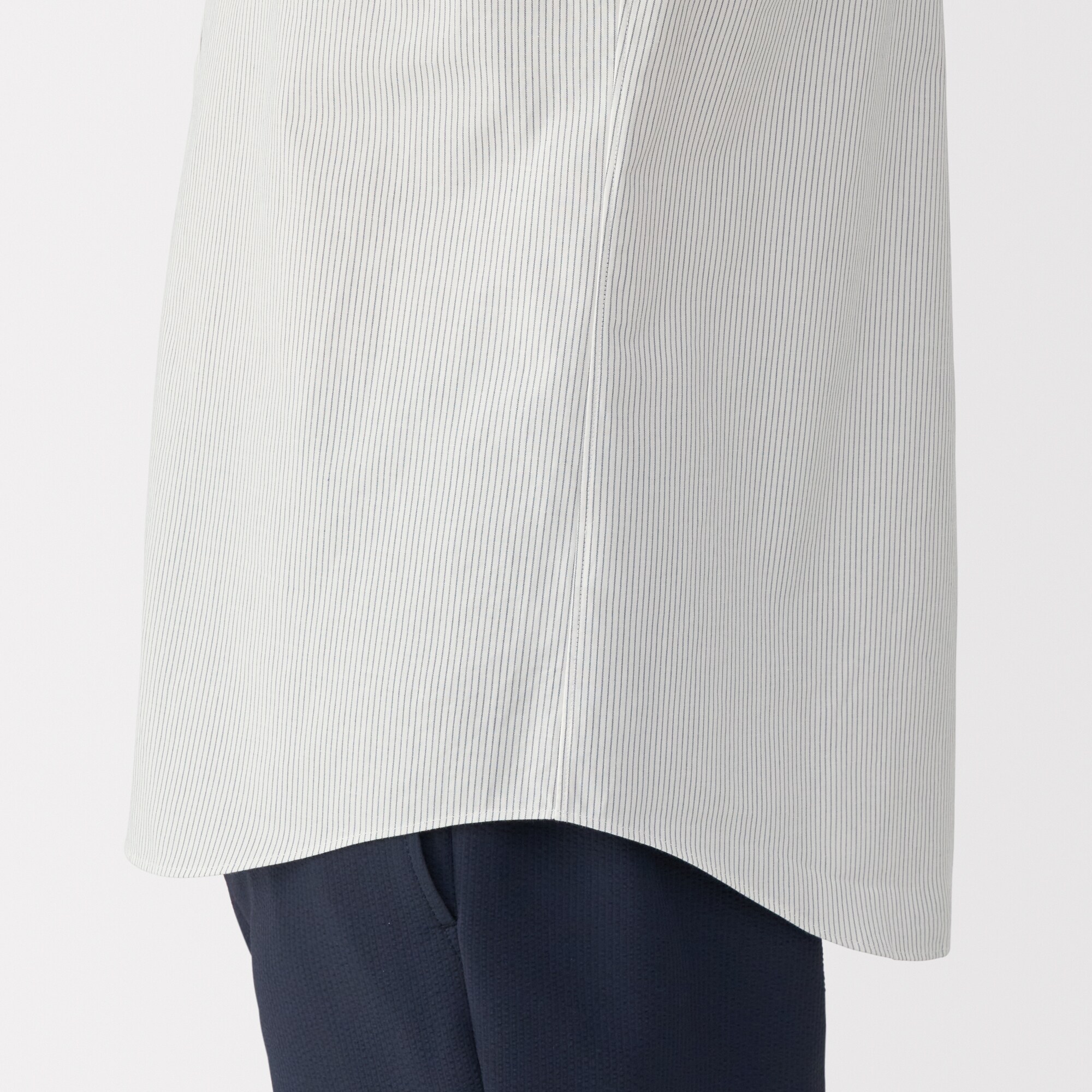 紳士　洗いざらしブロード半袖シャツ