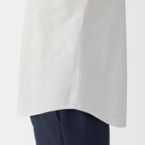 紳士　洗いざらしブロード半袖シャツ