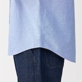 紳士　洗いざらしオックスボタンダウン半袖シャツ