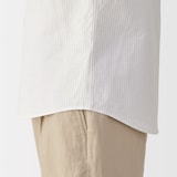 紳士　洗いざらしオックスボタンダウン半袖シャツ