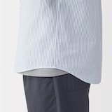 紳士　洗いざらしオックスボタンダウン半袖シャツ