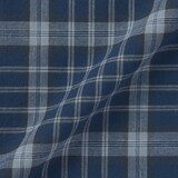 紳士　マドラスチェックオープンカラー半袖シャツ