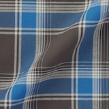 紳士　マドラスチェックオープンカラー半袖シャツ