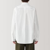 紳士　洗いざらしブロード長袖シャツ